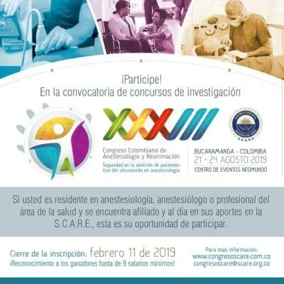 convocatoria de concursos de investigacion del xxxiii scare