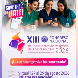 XIII Congreso Nacional de Estudiantes de Posgrado en Anestesiología
