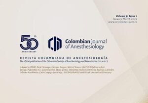 Colombian Journal of Anesthesiology