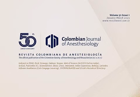 Colombian Journal of Anesthesiology Colombian Journal of Anesthesiology