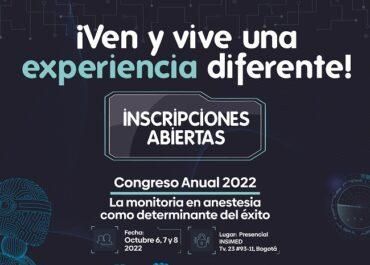 Sociedad Cundinamarquesa de Anestesiología abre inscripciones a su Congreso 2022
