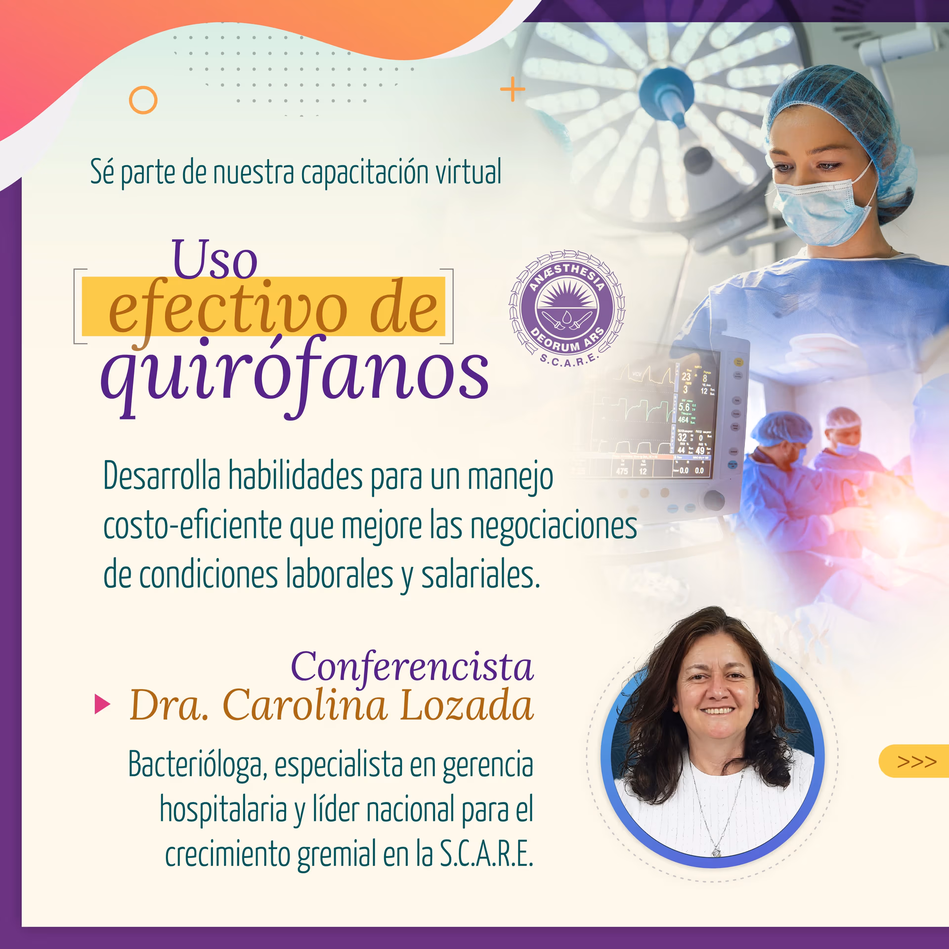 Uso de quirófanos carrusel 1 Uso de quirófanos carrusel 1