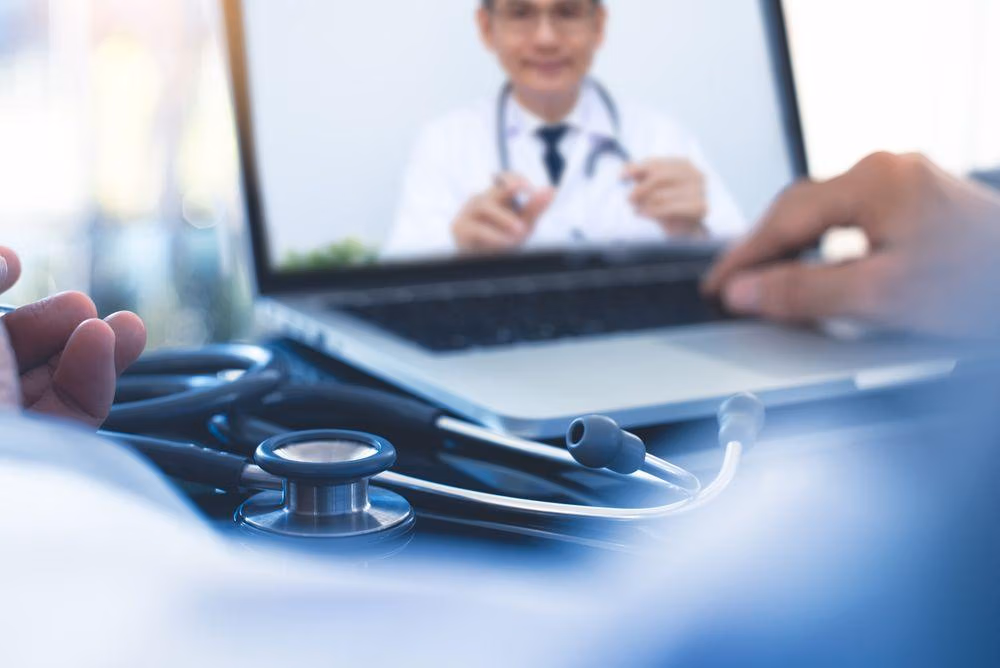 Doctor,On,Video,Conference,Or,Teleconference,,Discussing,On,Case,Study Doctor,On,Video,Conference,Or,Teleconference,,Discussing,On,Case,Study