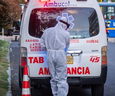 Bogota,-,Colombia,,20-01-2021:,A,Nurse,In,A,Biosafety,Gown