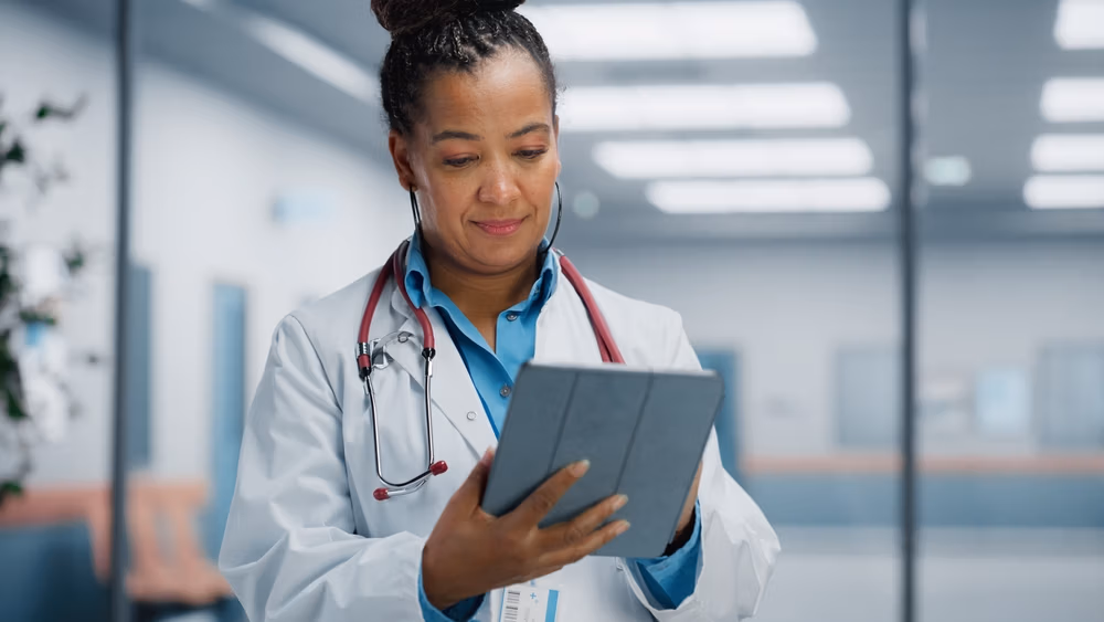 Medical,Hospital,Portrait:,Confident,African,American,Female,Medical,Doctor,Using Medical,Hospital,Portrait:,Confident,African,American,Female,Medical,Doctor,Using