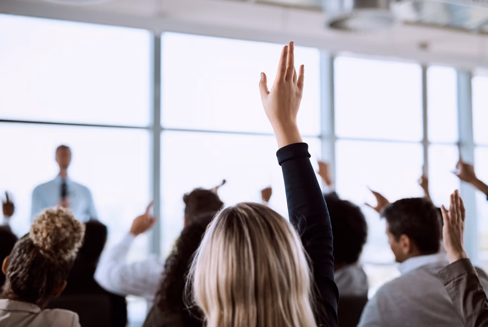 Conference,,Crowd,And,Business,People,With,Hands,For,A,Question, Conference,,Crowd,And,Business,People,With,Hands,For,A,Question,