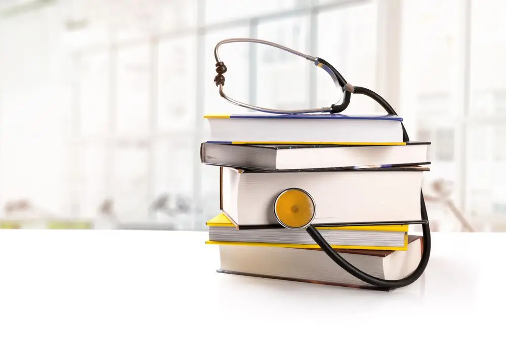 Medical,Education,-,Stack,Of,Books,With,Stethoscope,On,The Medical,Education,-,Stack,Of,Books,With,Stethoscope,On,The